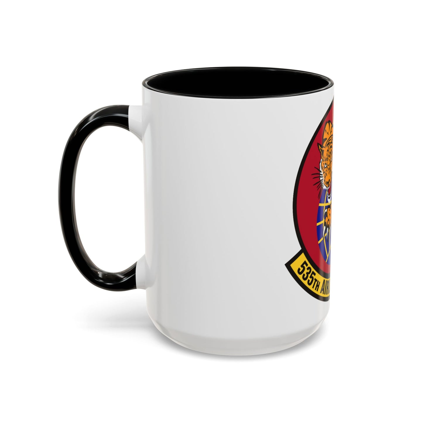 535th Airlift Squadron (U.S. Air Force) Accent Coffee Mug