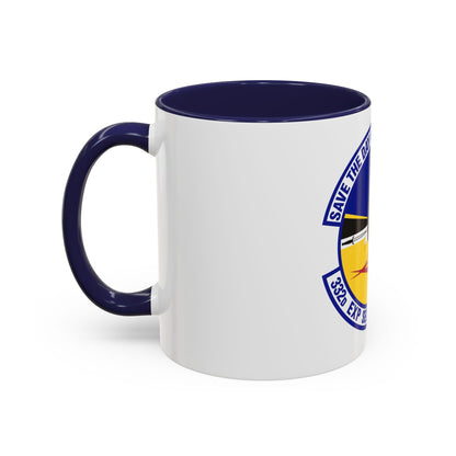332d Expeditionary Security Forces Squadron (U.S. Air Force) Accent Coffee Mug