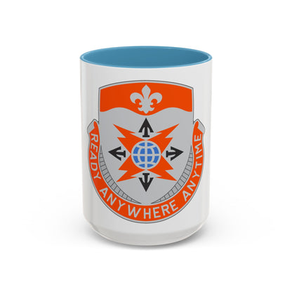 324 Signal Battalion (U.S. Army) Accent Coffee Mug