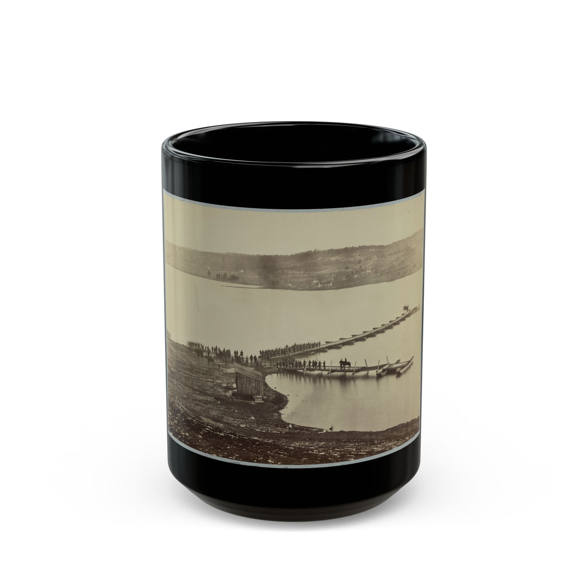 Belle Plain Landing, Va. (1) (U.S. Civil War) Black Coffee Mug