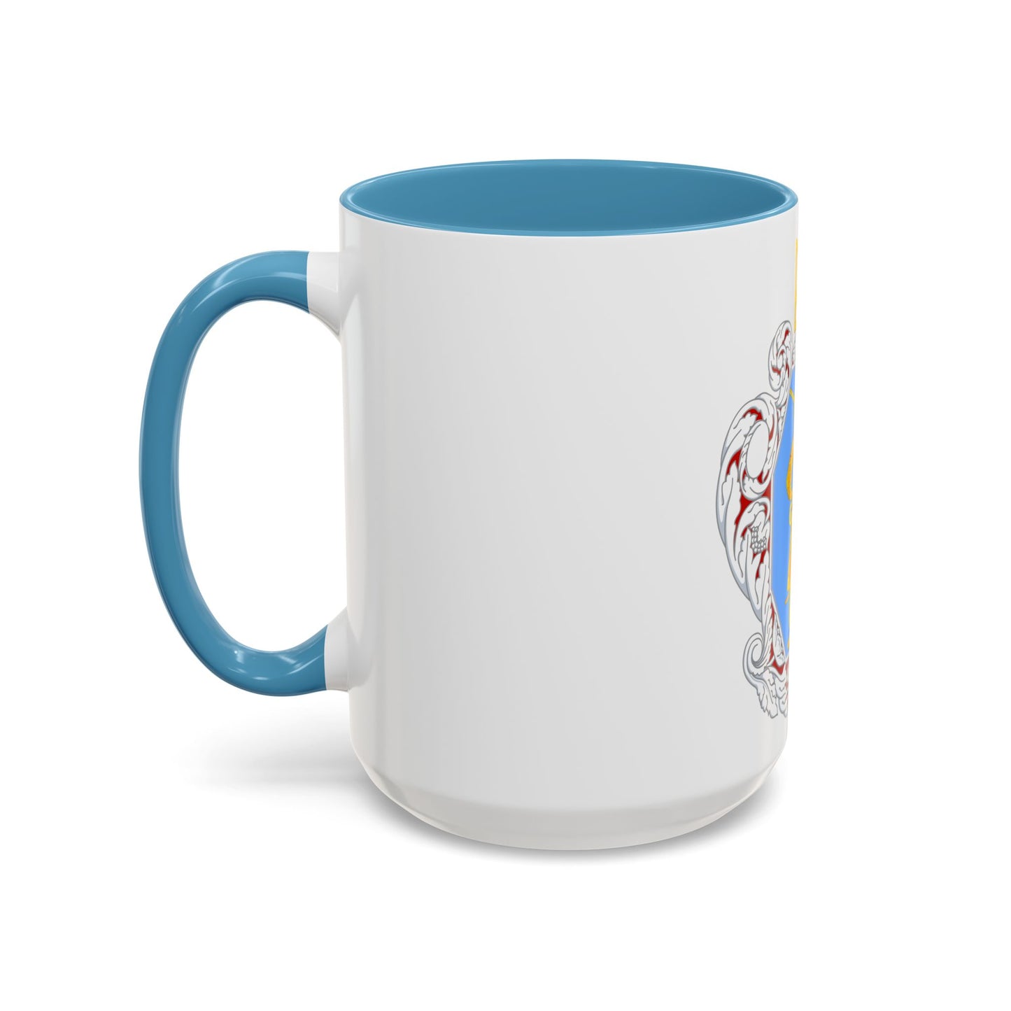 Coat of Arms of the Ukrainian State - Accent Coffee Mug