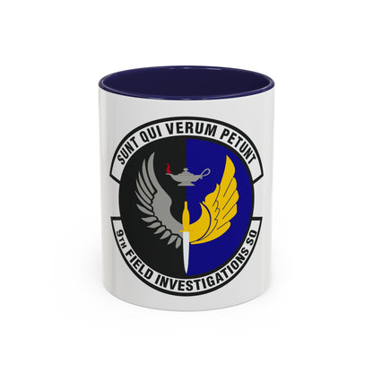 9th Field Investigations Squadron (U.S. Air Force) Accent Coffee Mug