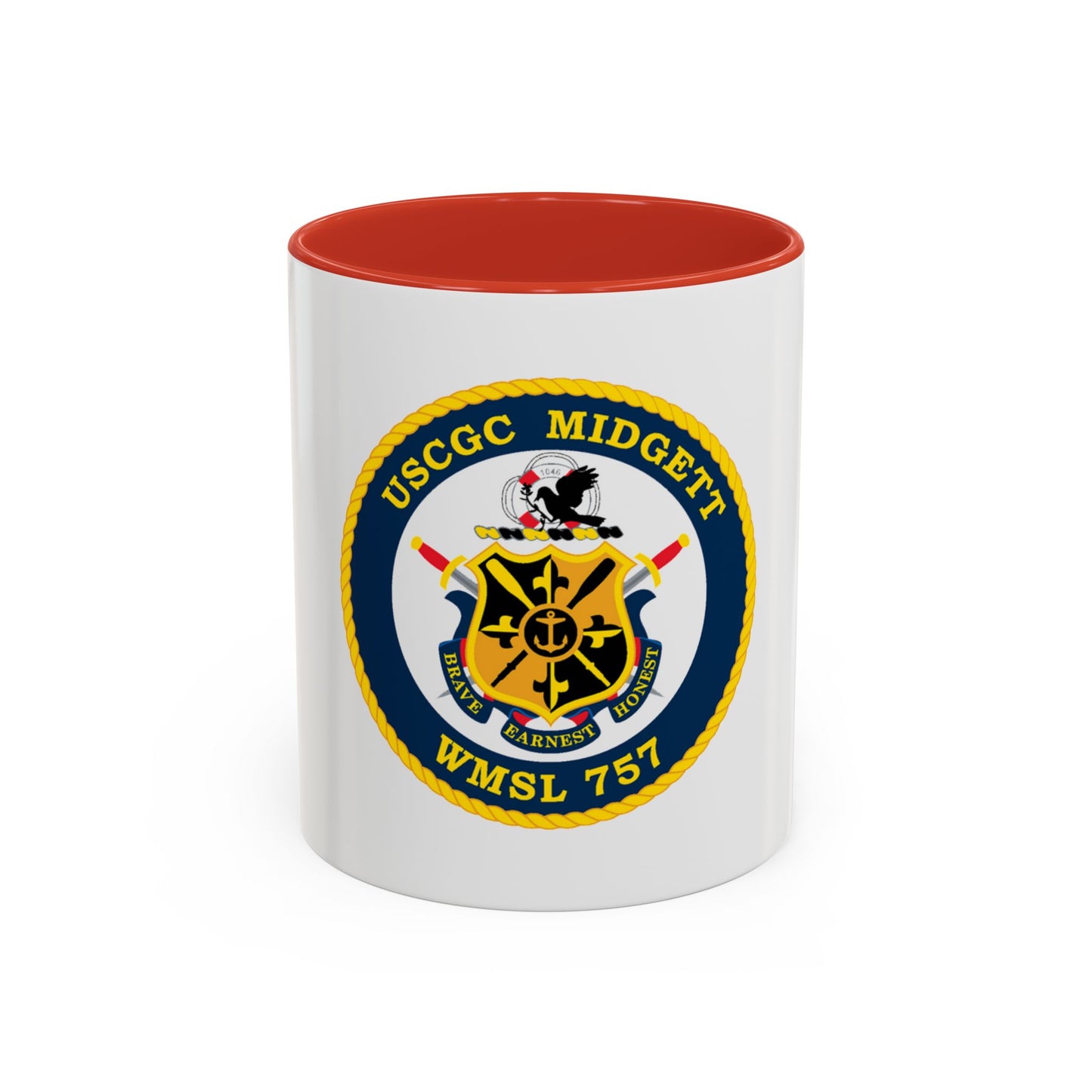 USCGC MIDGETT WMSL 757 (U.S. Coast Guard) Accent Coffee Mug