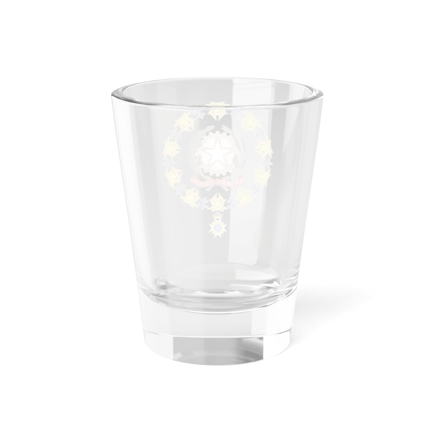 Generic Emblem of Italy Order of the Seraphim (Sweden) (Coat of Arms) Shot Glass 1.5oz