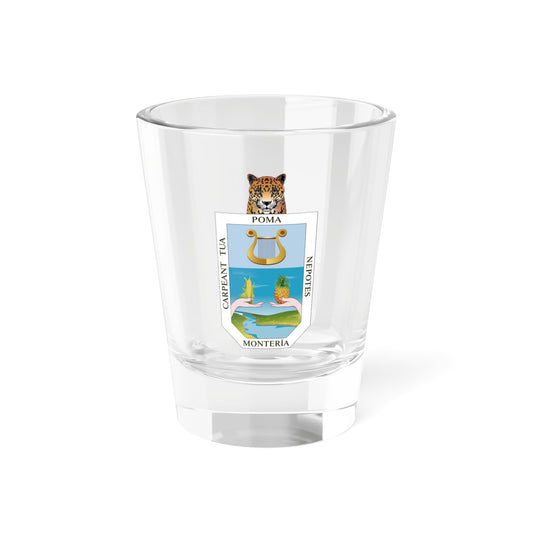 ESCUDO MONTERIA (Colombia) (Coat of Arms) Shot Glass 1.5oz