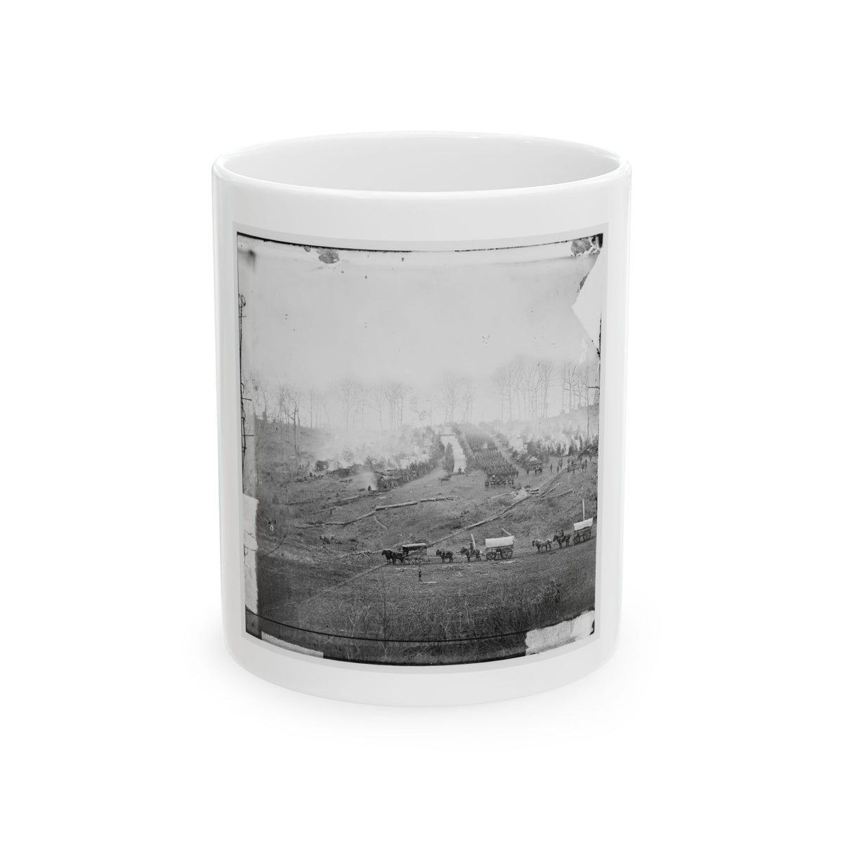 Belle Plain, Virginia. Camp Of 150th Pennsylvania Infantry (U.S. Civil War) White Coffee Mug