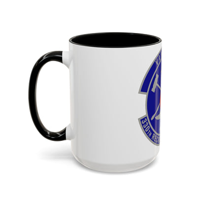 330 Recruiting Squadron AETC (U.S. Air Force) Accent Coffee Mug