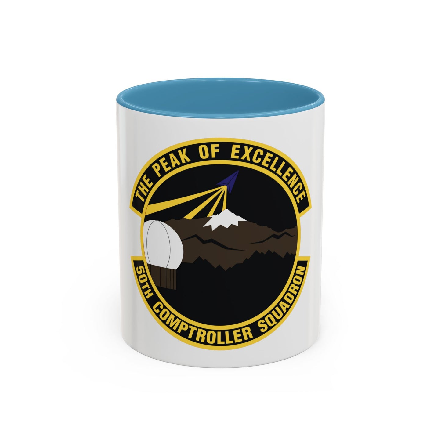 50th Comptroller Squadron (U.S. Air Force) Accent Coffee Mug