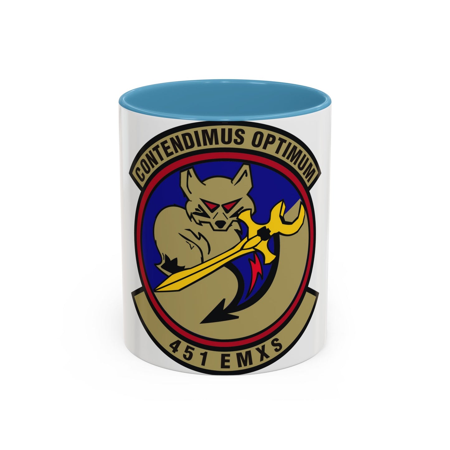 451st Expeditionary Maintenance Squadron (U.S. Air Force) Accent Coffee Mug