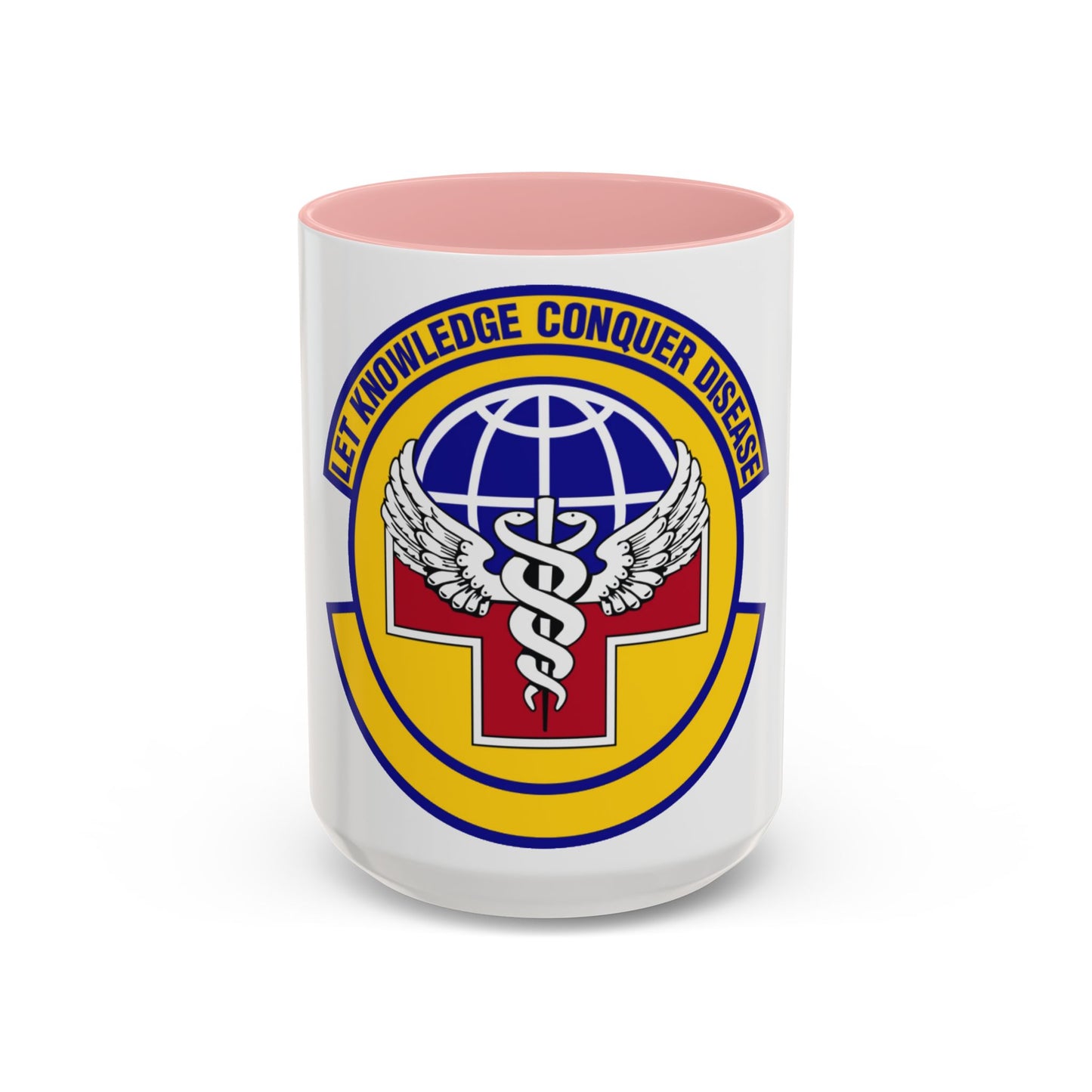 87 Healthcare Operations Squadron AMC (U.S. Air Force) Accent Coffee Mug