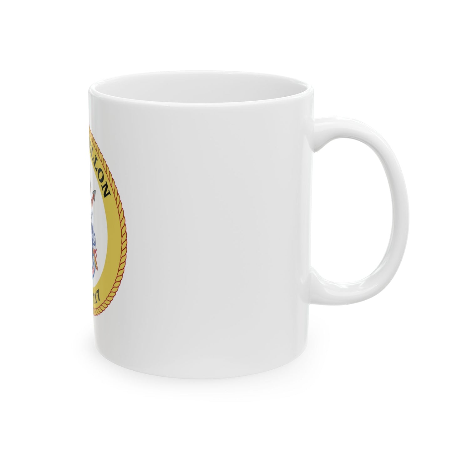 USCG Mellon WHEC 717 Gold Anniversary (U.S. Coast Guard) White Coffee Mug