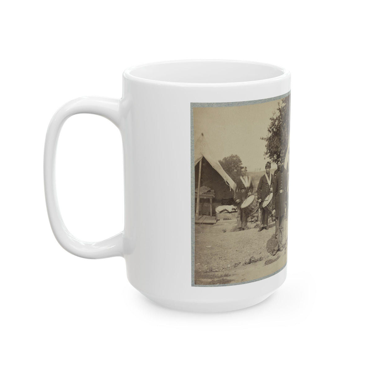 Drum Corps From Unidentified Regiment (U.S. Civil War) White Coffee Mug