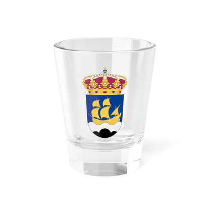 HMS Strömstad vapen (Sweden) (Coat of Arms) Shot Glass 1.5oz
