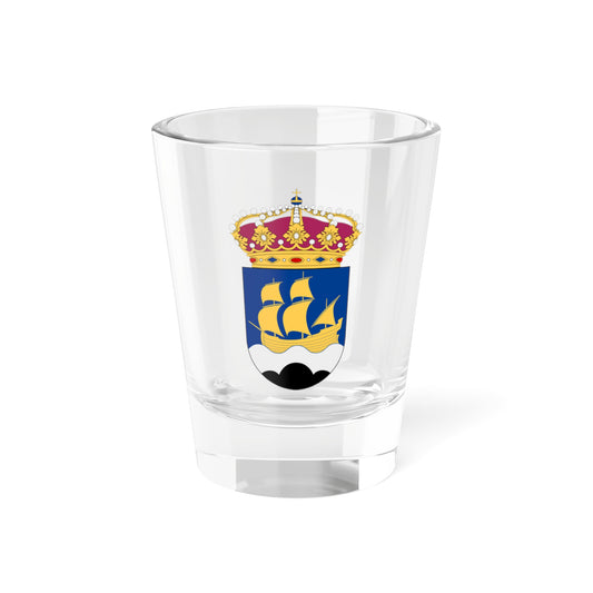 HMS Strömstad vapen (Sweden) (Coat of Arms) Shot Glass 1.5oz
