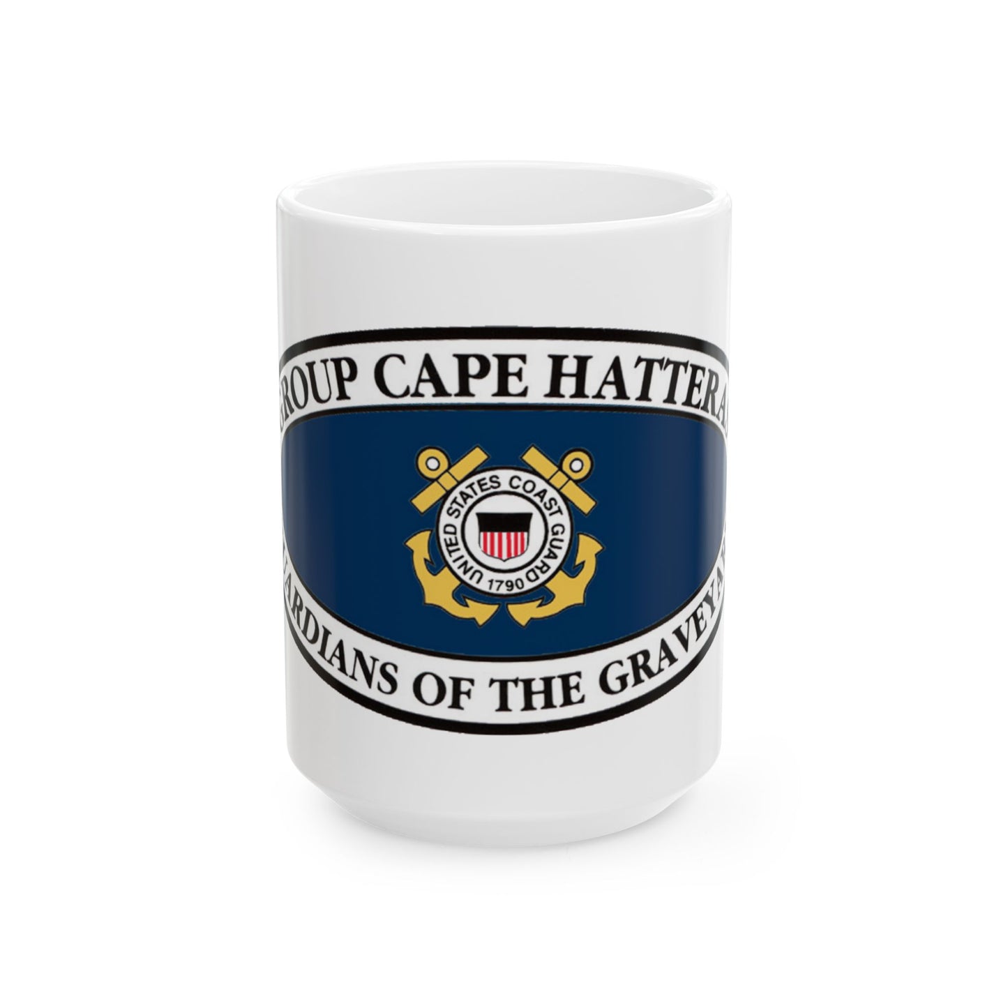 USCG Group Cape Hatteras VINT (U.S. Coast Guard) White Coffee Mug