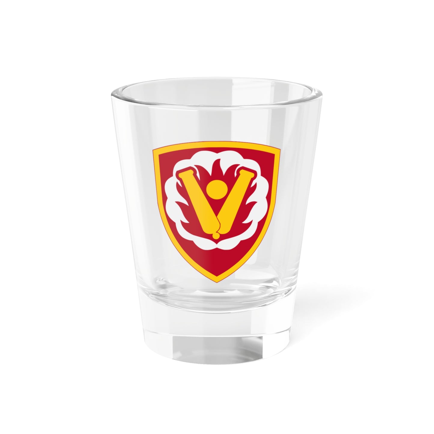 Verre à liqueur de la 59e brigade d'artillerie (armée américaine) 1,5 oz