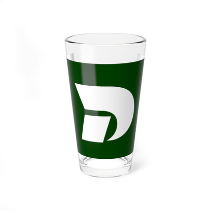 Flag of Akita Kumamoto 1980-1991 (Japan) Pint Glass 16oz