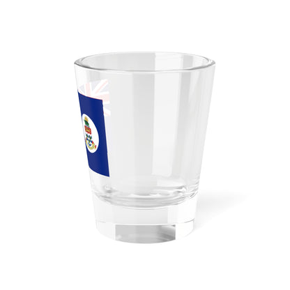 Flag of the Cayman Islands pre-1999 3-2 (United Kingdom) Shot Glass 1.5oz