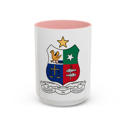 Coat of arms of Stellaland - Accent Coffee Mug