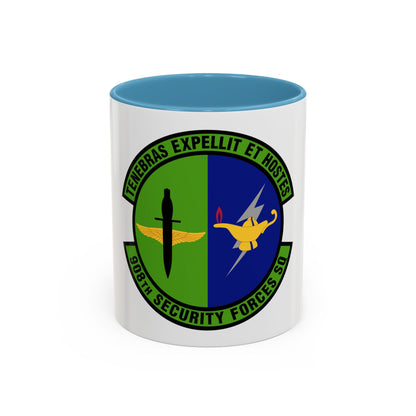 908th Security Forces Squadron (U.S. Air Force) Accent Coffee Mug
