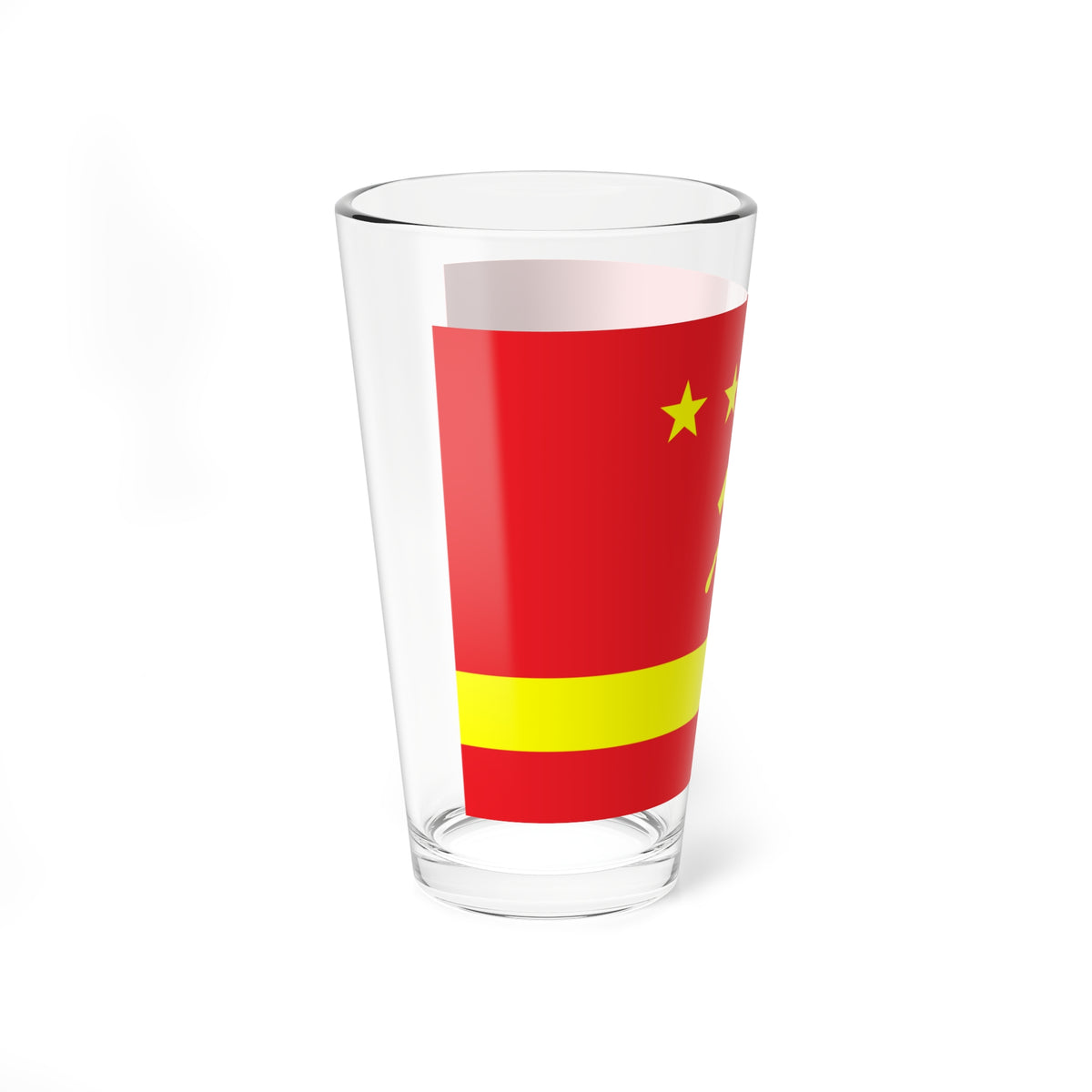 Proposed PRC national flags 036 (China) Pint Glass 16oz