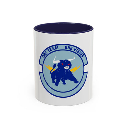 325 Civil Engineer Squadron AETC (U.S. Air Force) Accent Coffee Mug