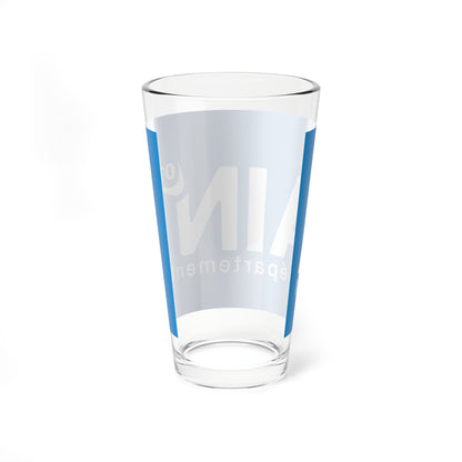 Flag of the Department of Ain (France) Pint Glass 16oz