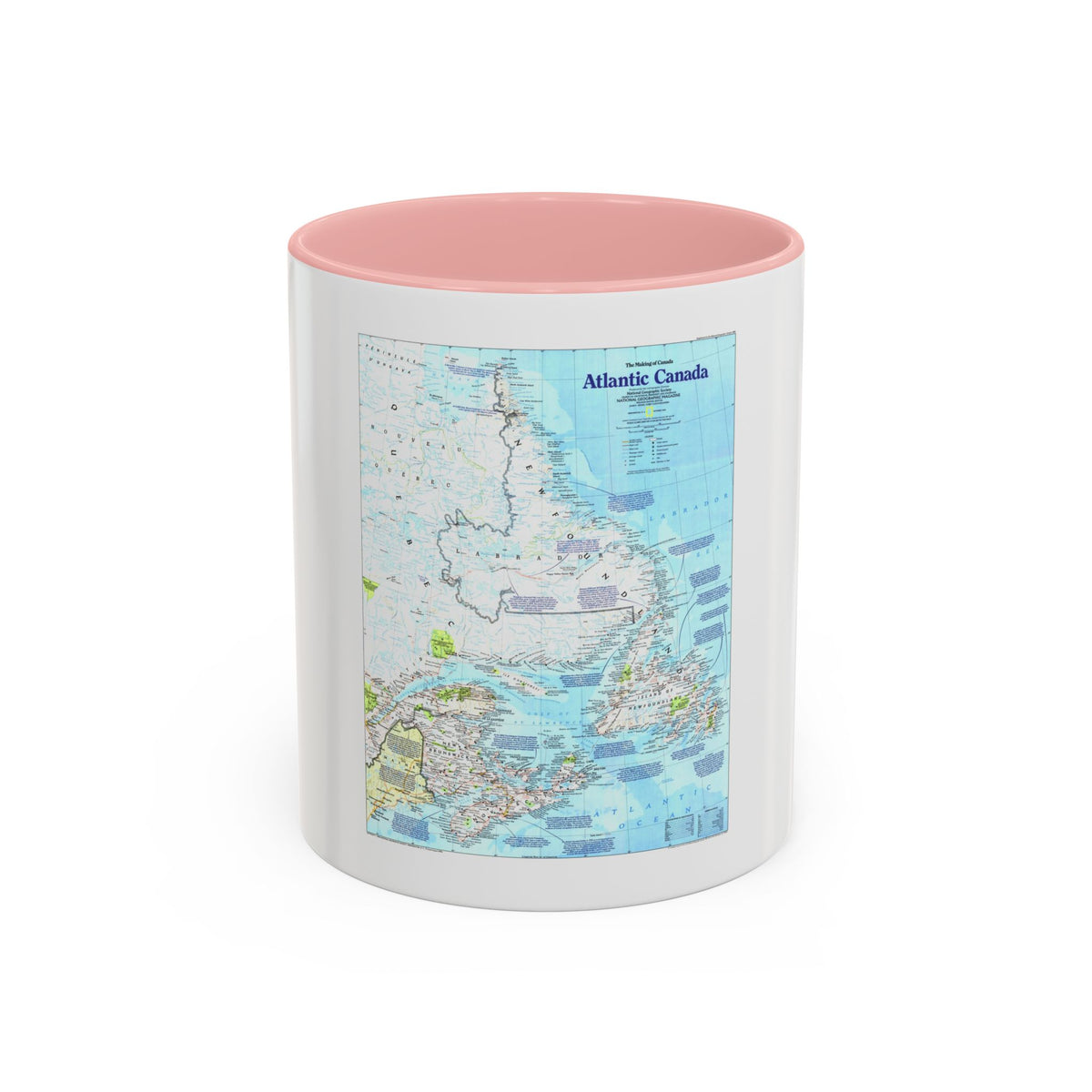 Canada - Atlantic 1 (1992) (Map) Accent Coffee Mug