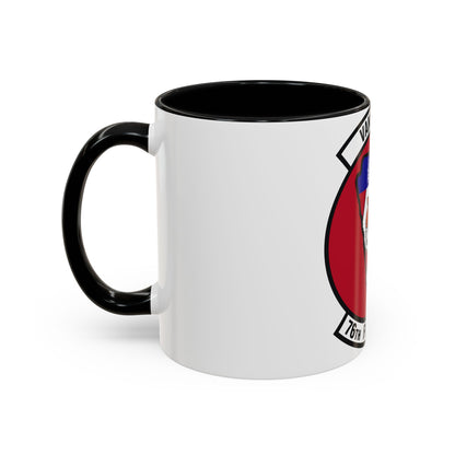 76th Fighter Squadron (U.S. Air Force) Accent Coffee Mug