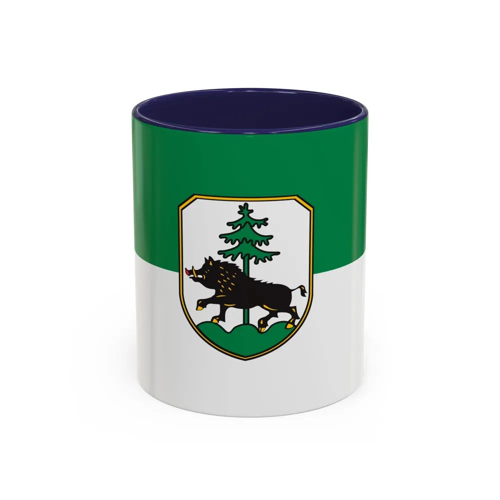 Flag of Ebersberg Germany - Accent Coffee Mug-11oz-Navy-Go Mug Yourself