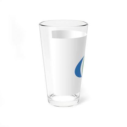 Flag of Chuo Yamanashi (Japan) Pint Glass 16oz
