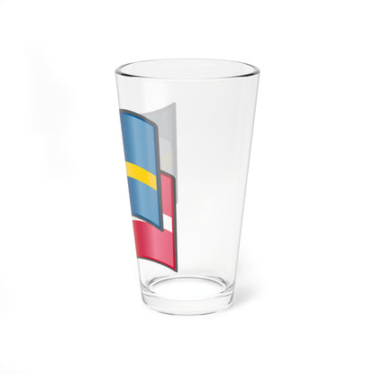 Denmark-Sweden (Denmark) Pint Glass 16oz