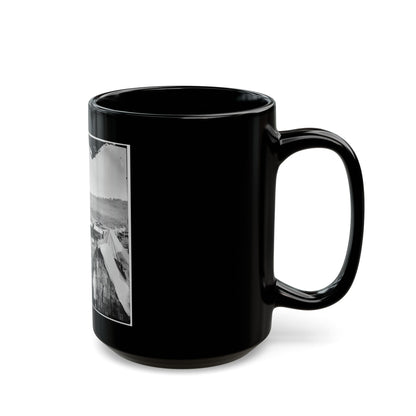 Fort Burnham, Va., Vicinity. Camp Of The 5th Pennsylvania Cavalry Near The Battlefield Of Oct. 29, 1864 (U.S. Civil War) Black Coffee Mug
