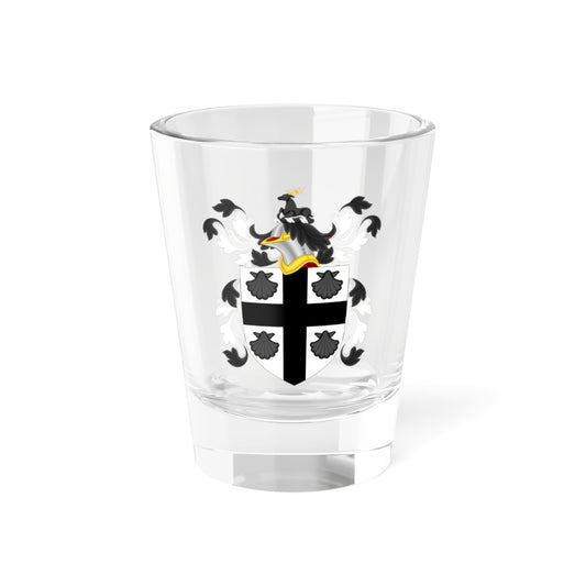 Coat of Arms of John Coggeshall (United States) (Coat of Arms) Shot Glass 1.5oz
