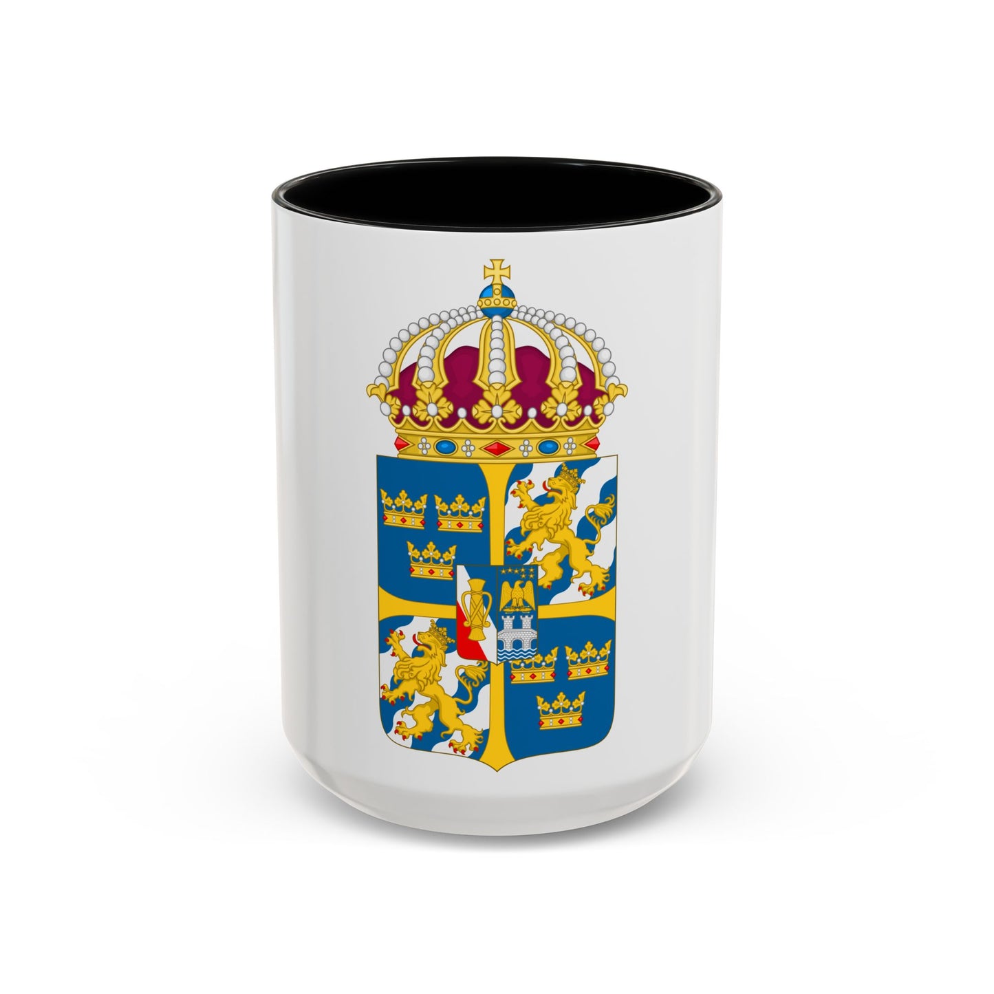 Great coat of arms of Sweden 4 - Accent Coffee Mug