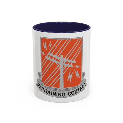 440 Signal Battalion (U.S. Army) Accent Coffee Mug