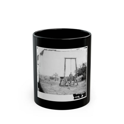 Petersburg, Va., Vicinity. The Execution Of William Johnson, Jordan's Farm (U.S. Civil War) Black Coffee Mug