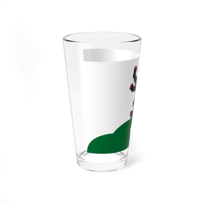 Flag Bugry Leningrad oblast (Russia) Pint Glass 16oz