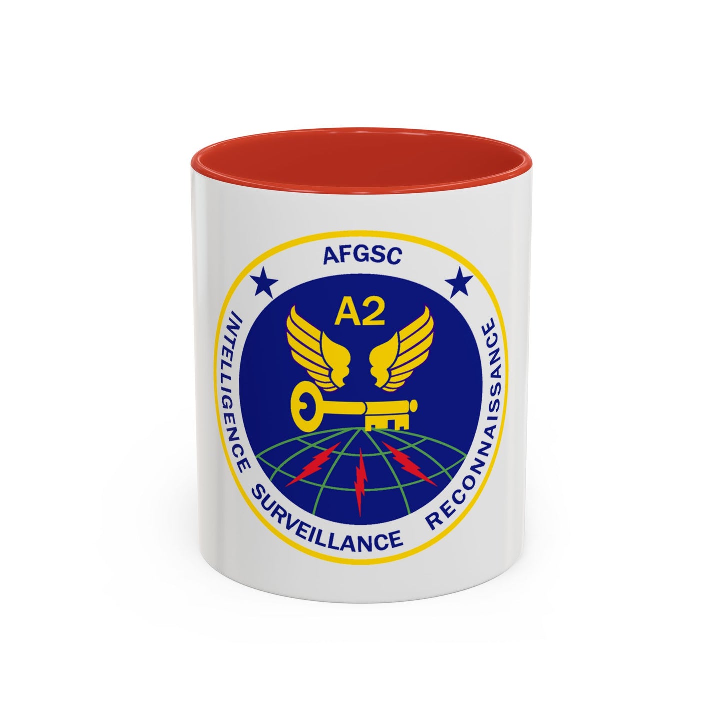 AFGSC A2 (U.S. Air Force) Accent Coffee Mug