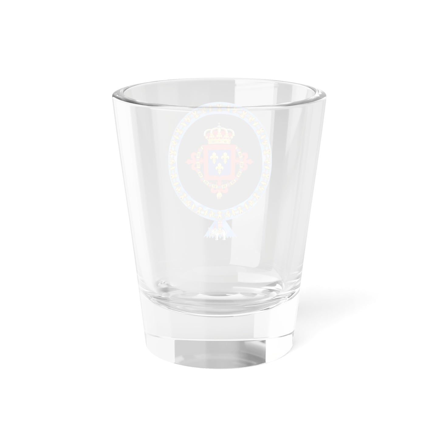 Coat of Arms of Infante Jaime of Spain Order of the Elephant Variant (Denmark) (Coat of Arms) Shot Glass 1.5oz
