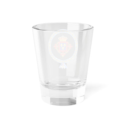 Coat of Arms of Infante Jaime of Spain Order of the Elephant Variant (Denmark) (Coat of Arms) Shot Glass 1.5oz