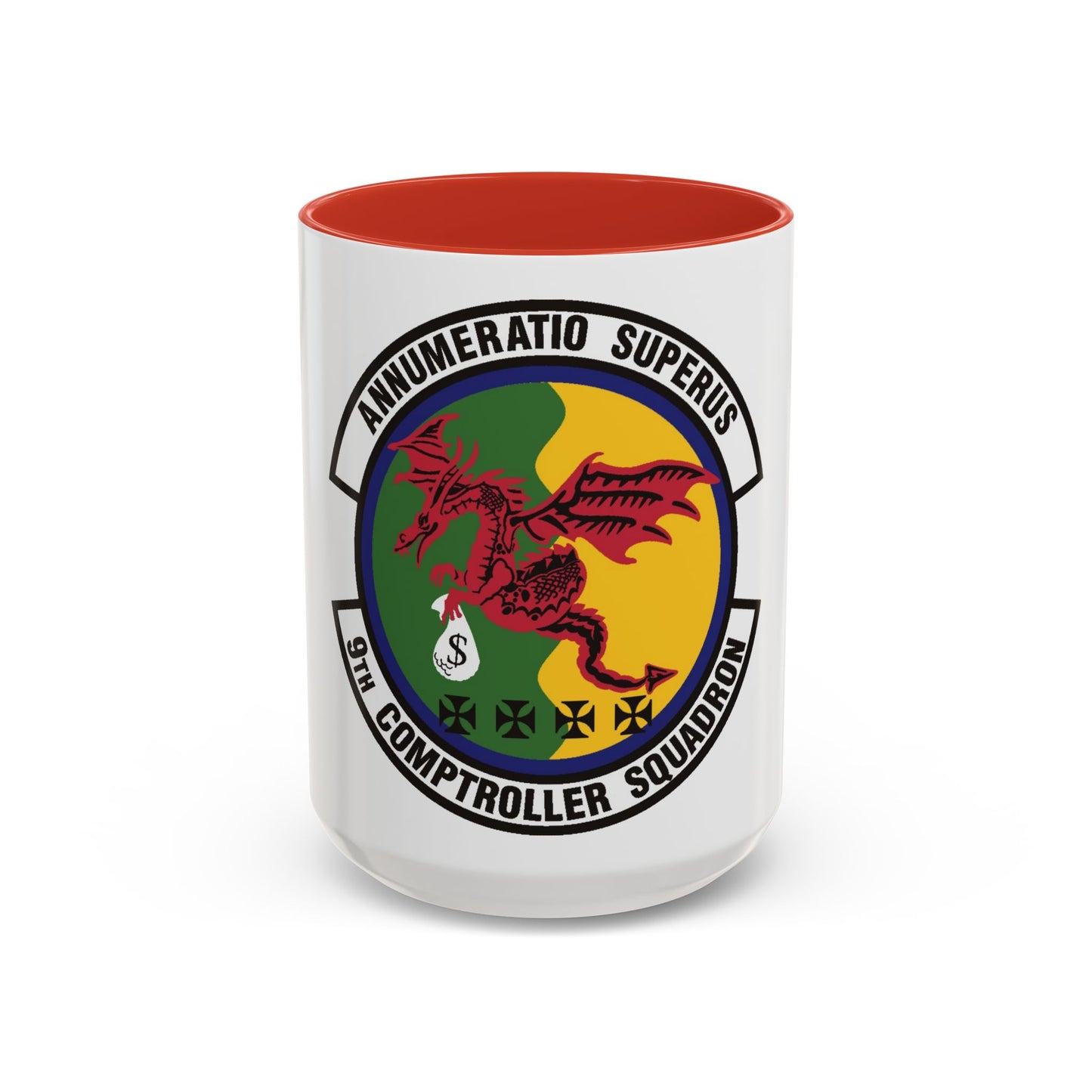 9th Comptroller Squadron (U.S. Air Force) Accent Coffee Mug