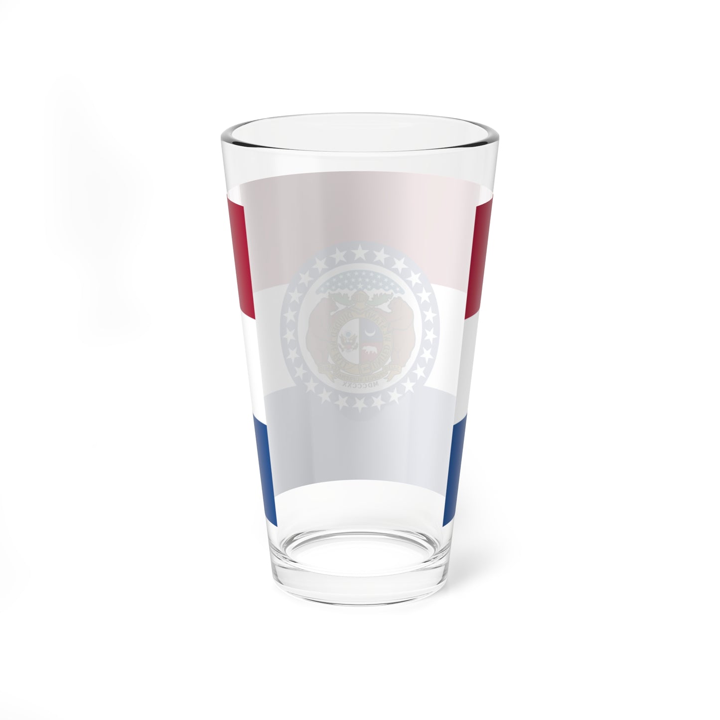 Flag of Missouri 3-2 (United States) Pint Glass 16oz