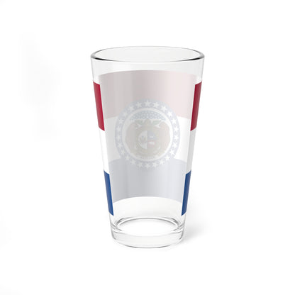 Flag of Missouri 3-2 (United States) Pint Glass 16oz
