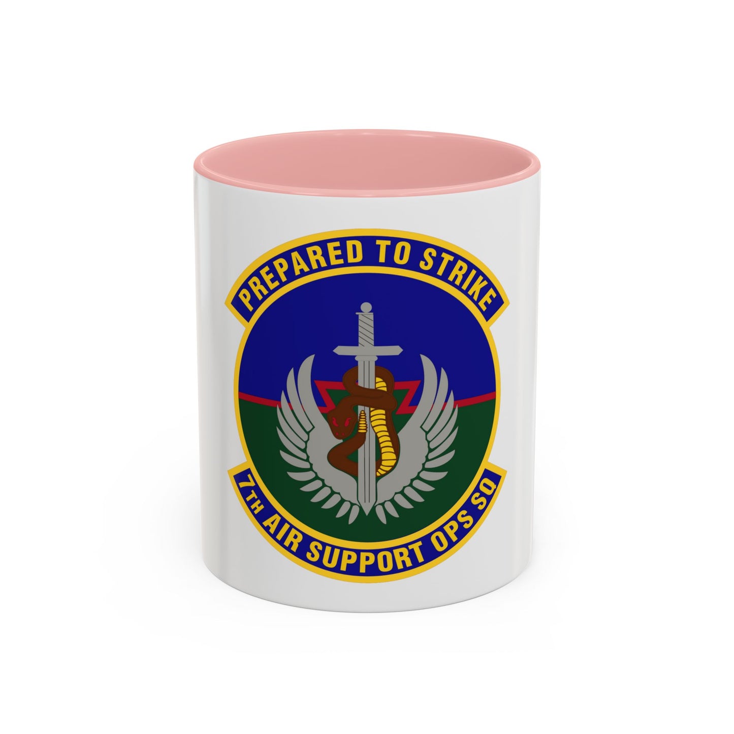 7th Air Support Operations Squadron (U.S. Air Force) Accent Coffee Mug