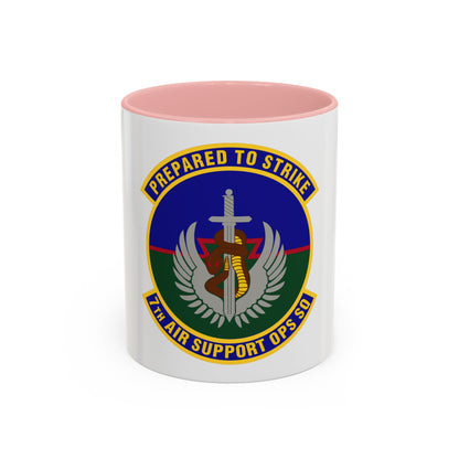 7th Air Support Operations Squadron (U.S. Air Force) Accent Coffee Mug