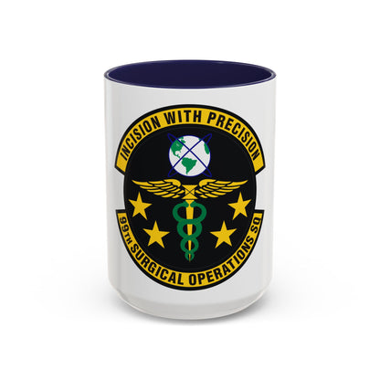 99th Surgical Operations Squadron (U.S. Air Force) Accent Coffee Mug
