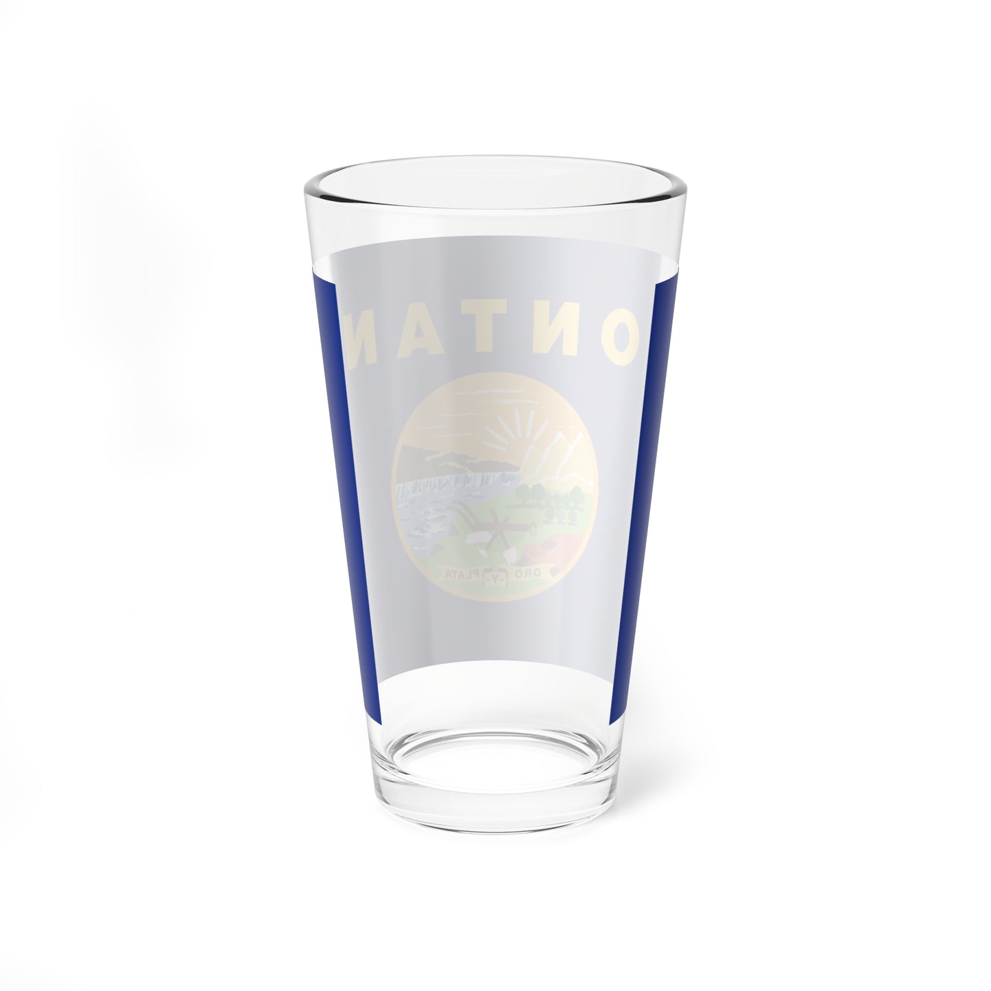 Flag of Montana 3-2 (United States) Pint Glass 16oz