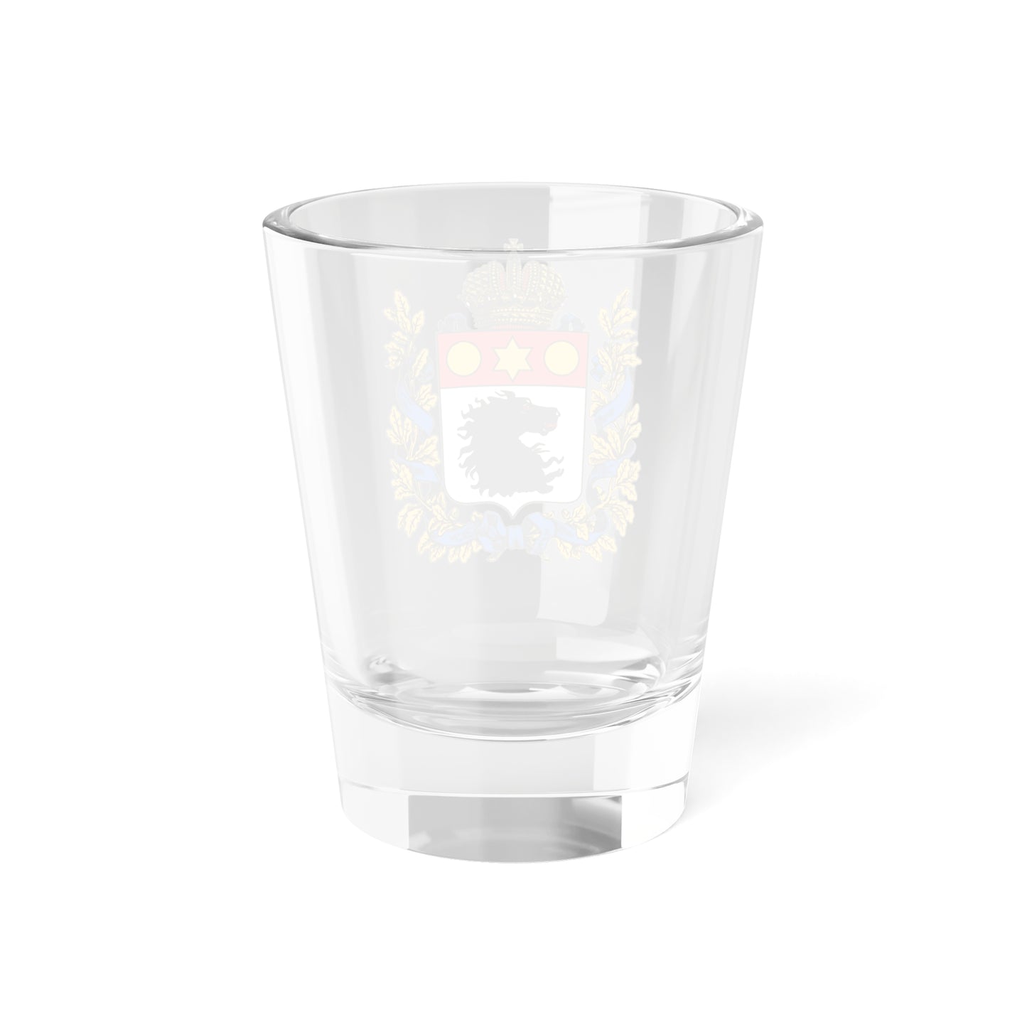 Coat of arms of Kharkov Governorate 1878 (Russia) (Coat of Arms) Shot Glass 1.5oz