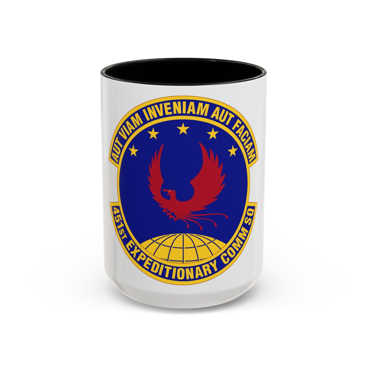 451st Expeditionary Communications Squadron (U.S. Air Force) Accent Coffee Mug